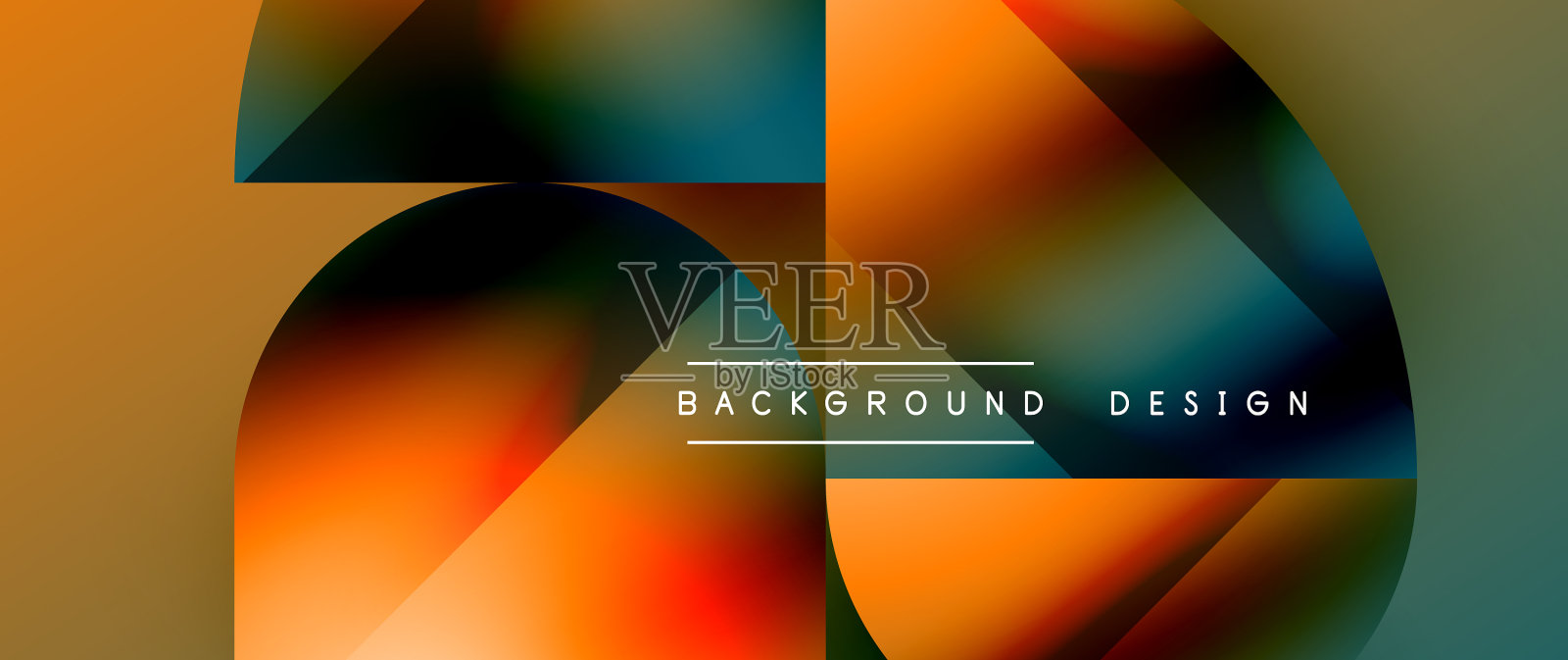 极简几何背景展示插画图片素材