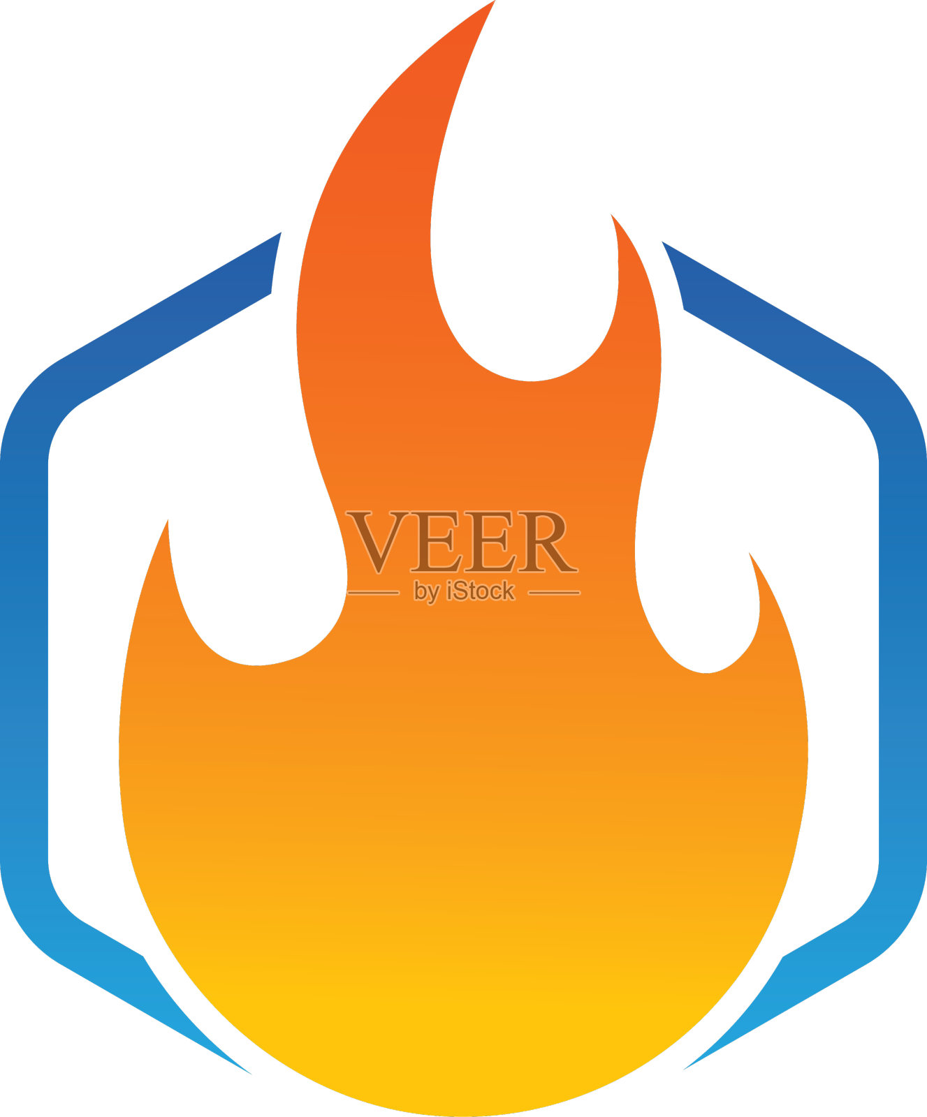 火火焰标志图标设计设计元素图片