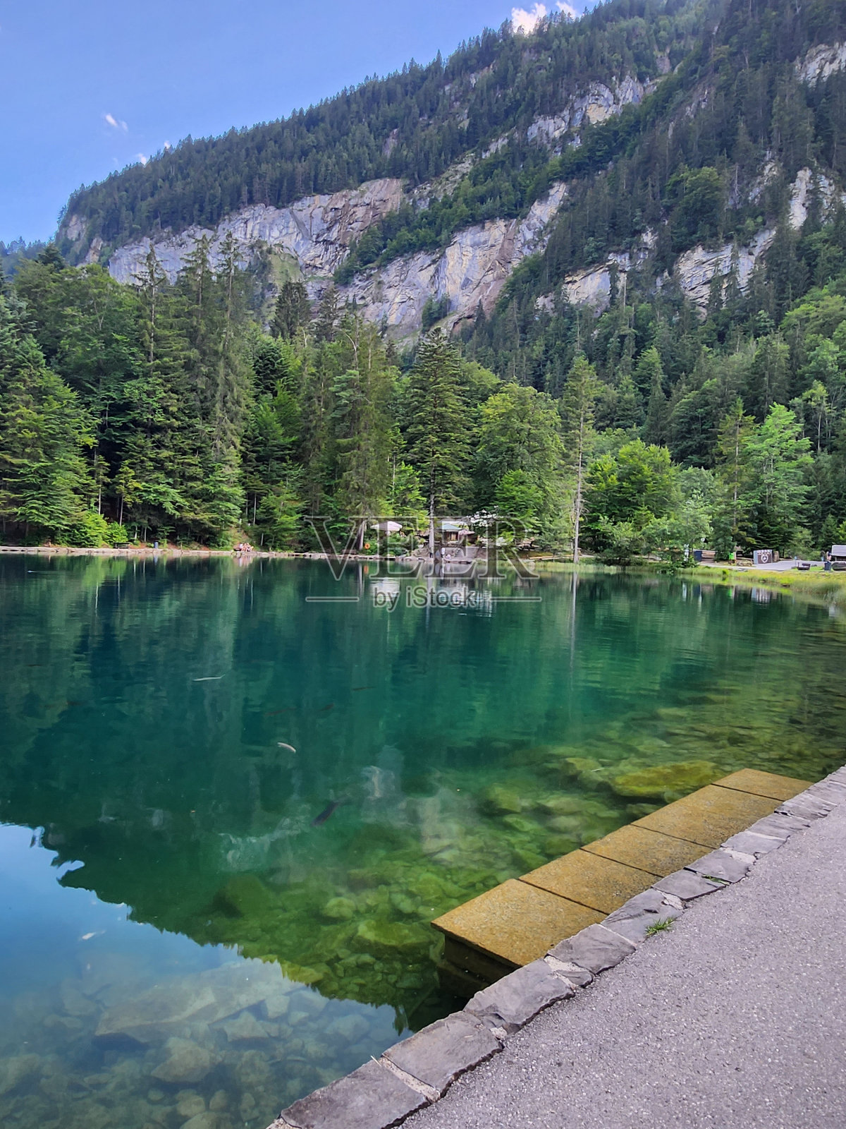Blausee瑞士照片摄影图片