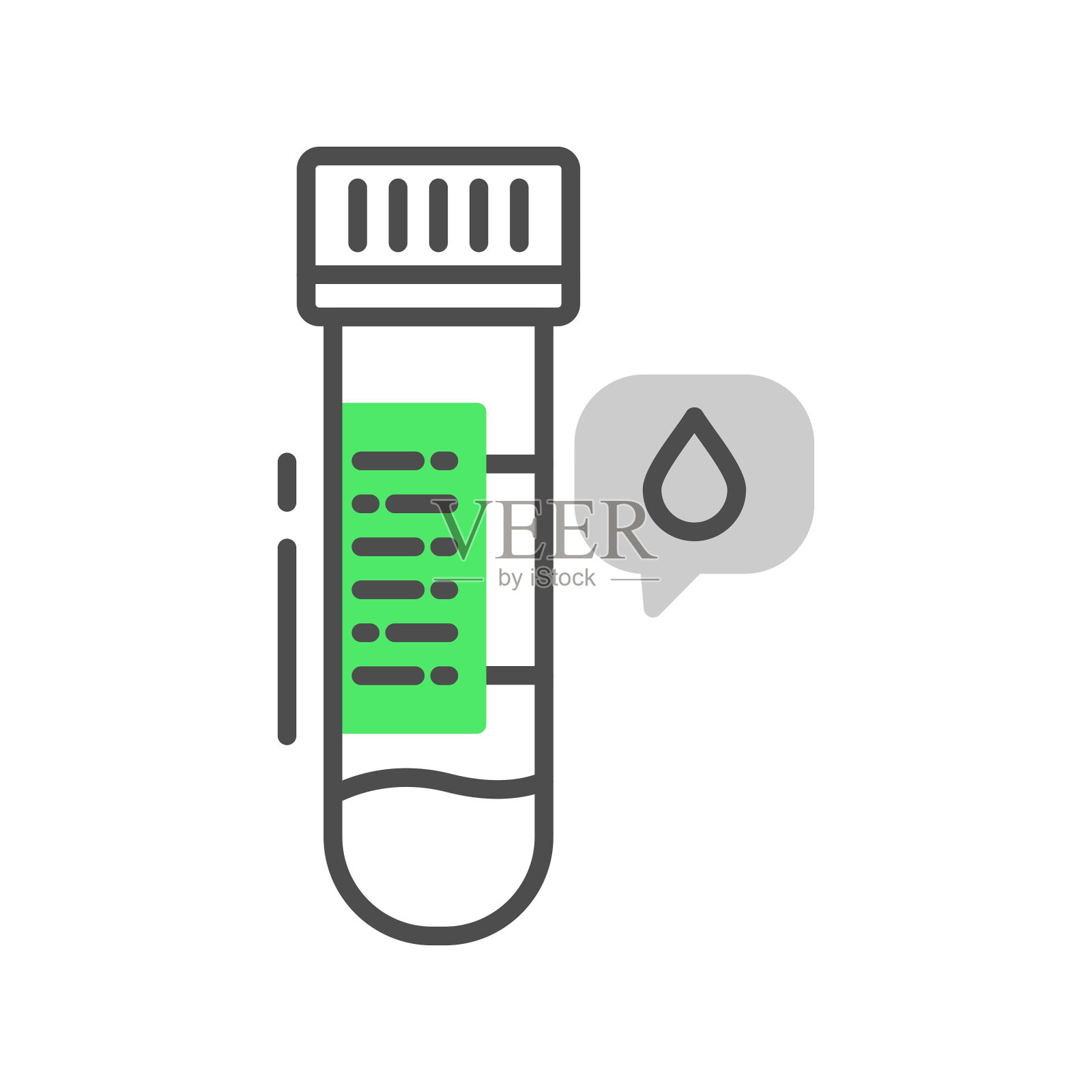 血液样本图标插画图片素材