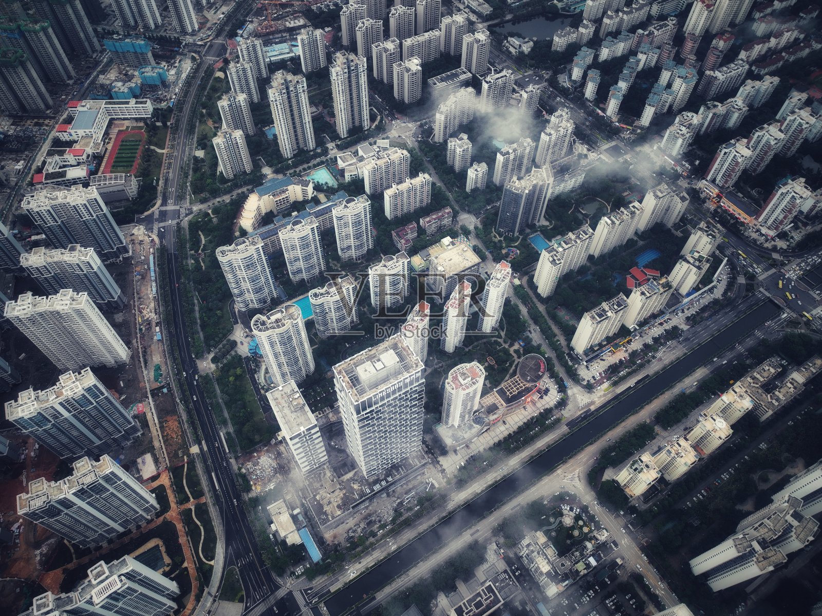 城市鸟瞰图照片摄影图片