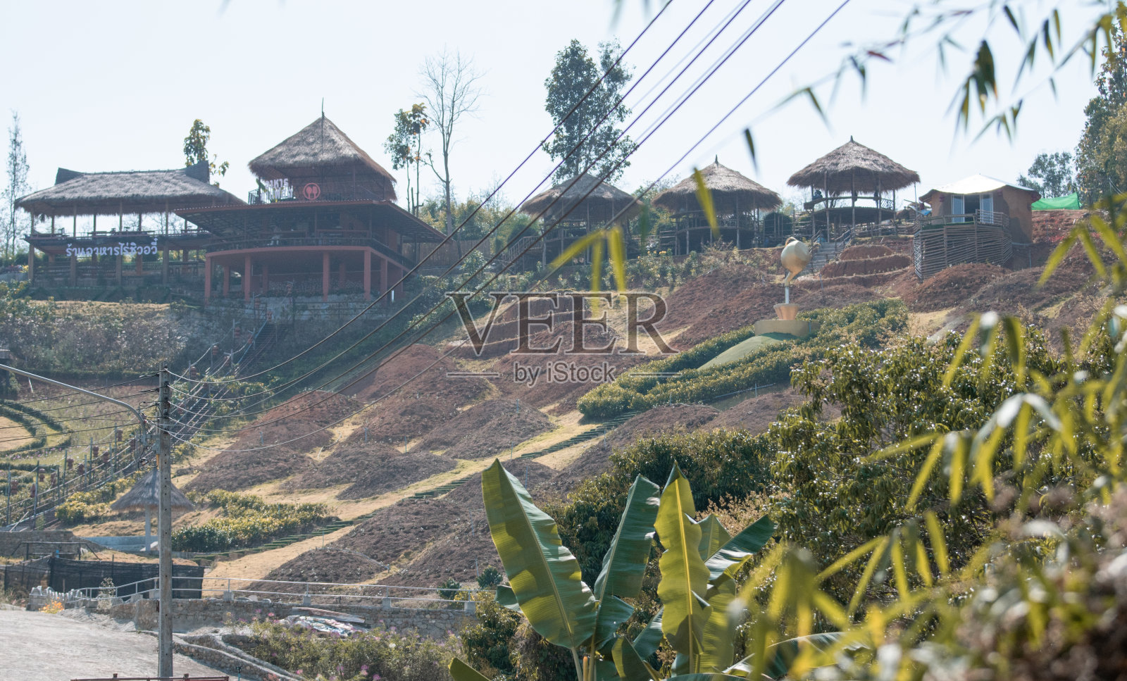 泰国北部自然道路照片摄影图片