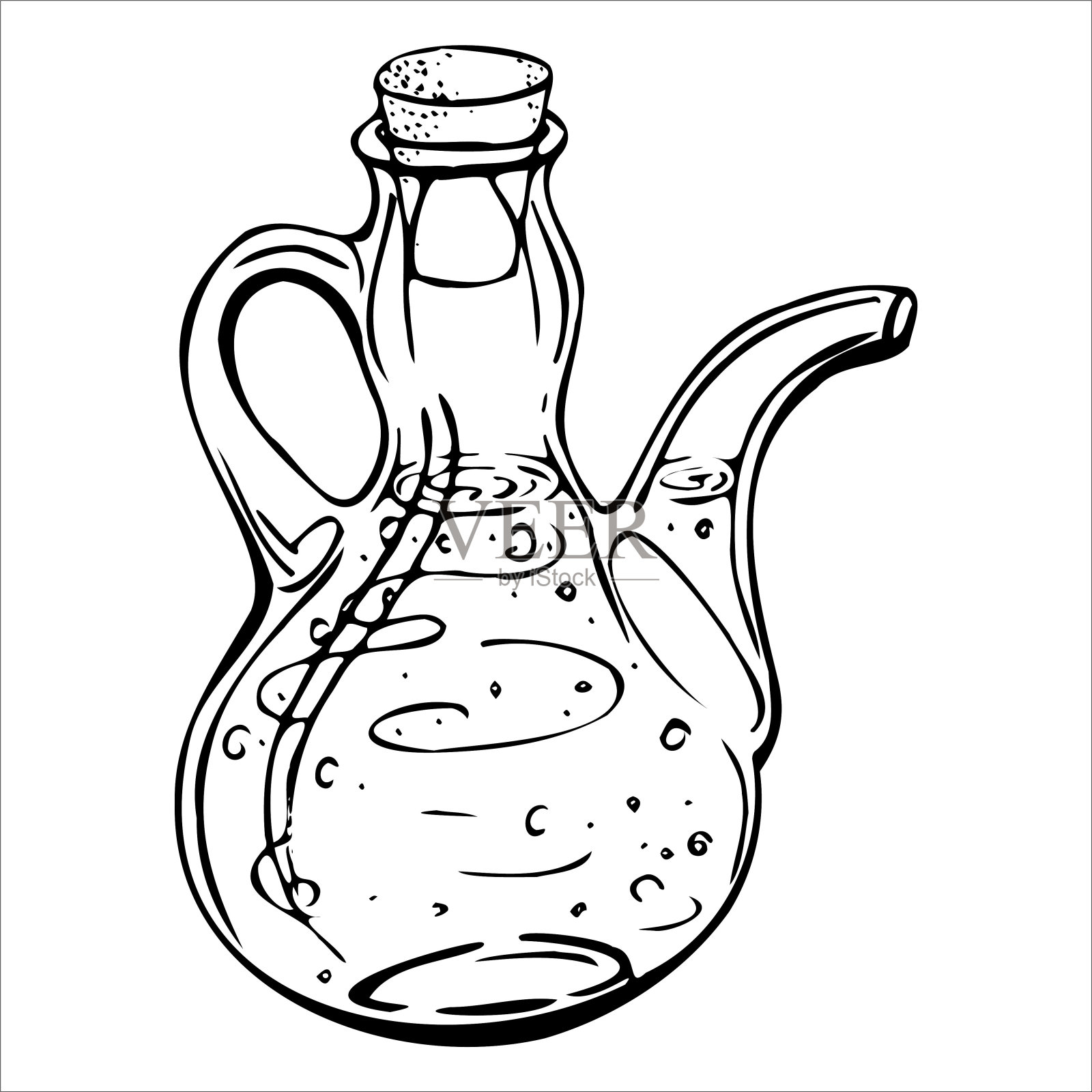 植物油，橄榄油，向日葵，乳清。矢量图形。食品和烹饪，天然化妆品。烹饪食物或天然化妆品。产品包装、菜单设计。插画图片素材