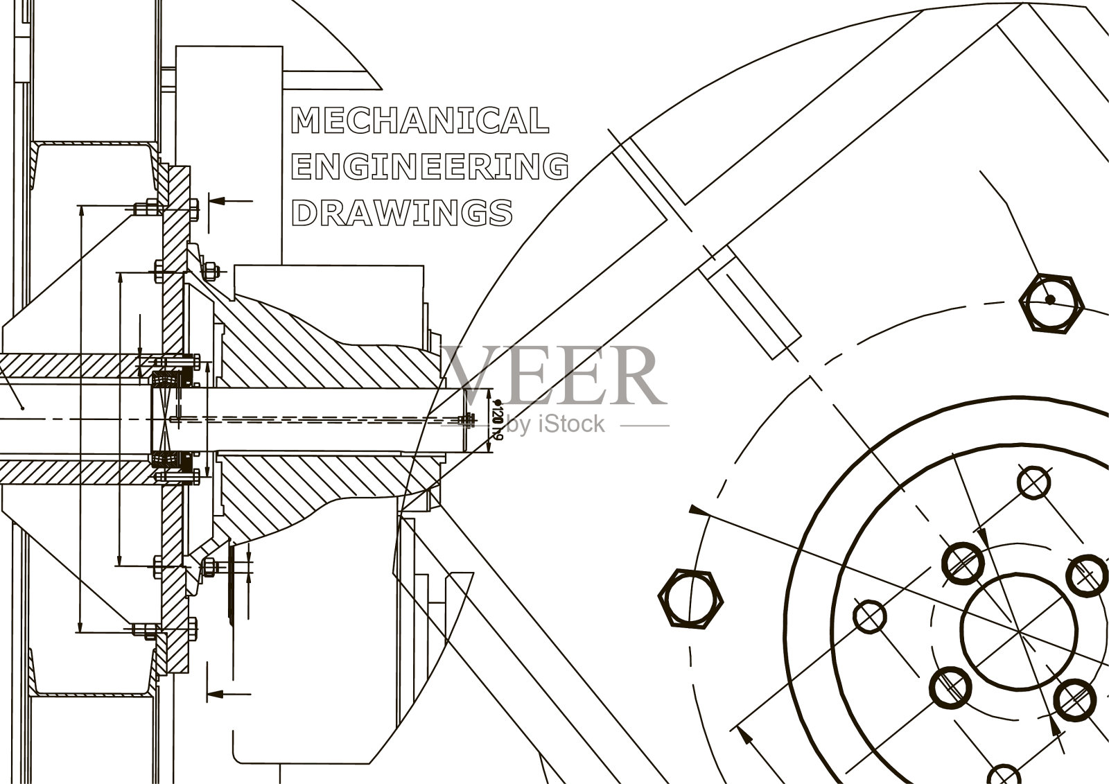 机械工程技术插画图片素材