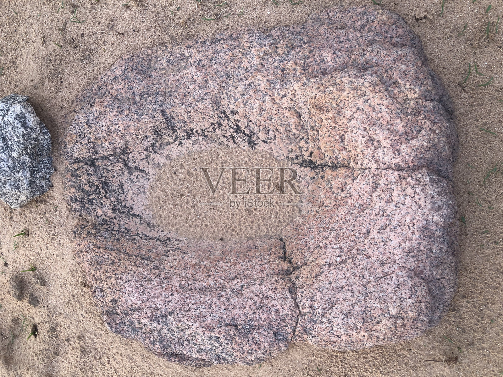 碾碎谷子照片摄影图片