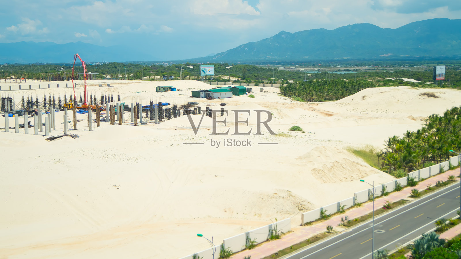 建筑工地。照片摄影图片