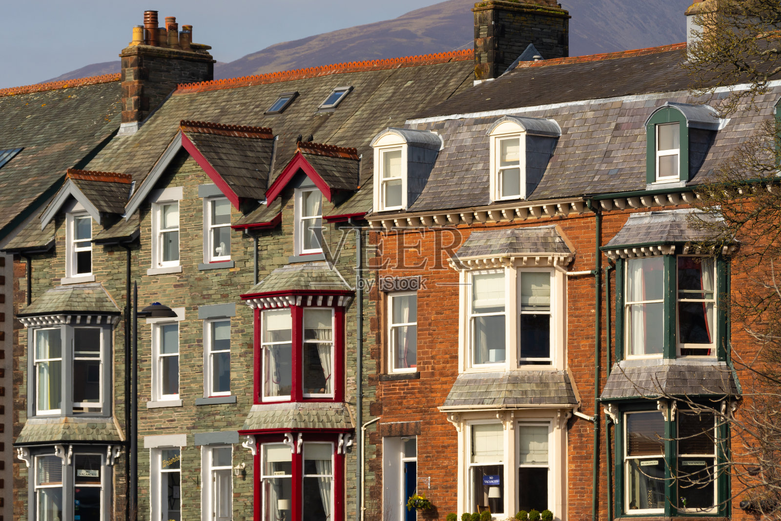 市中心的建筑。照片摄影图片