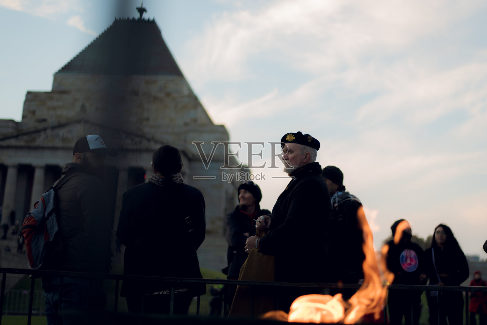 墨尔本黎明服务中心2022年澳新军团日照片摄影图片