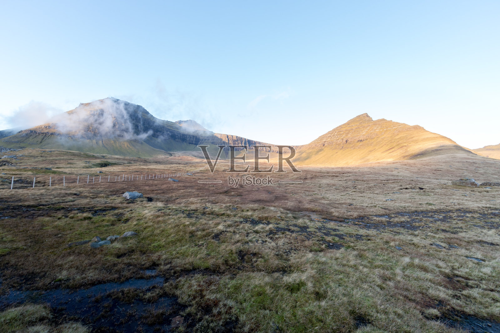 法罗群岛及其引人注目的风景照片摄影图片