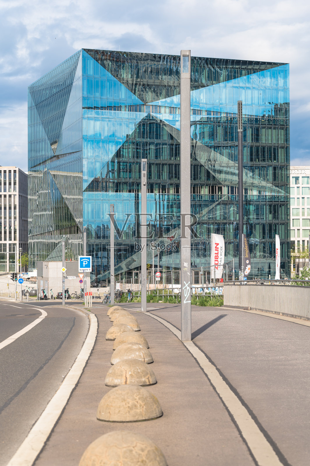 现代和建筑立方体柏林照片摄影图片