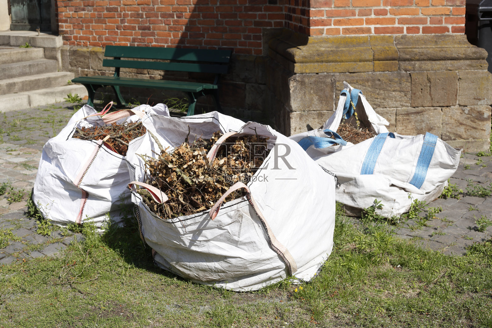 工厂废弃物垃圾袋，德国照片摄影图片