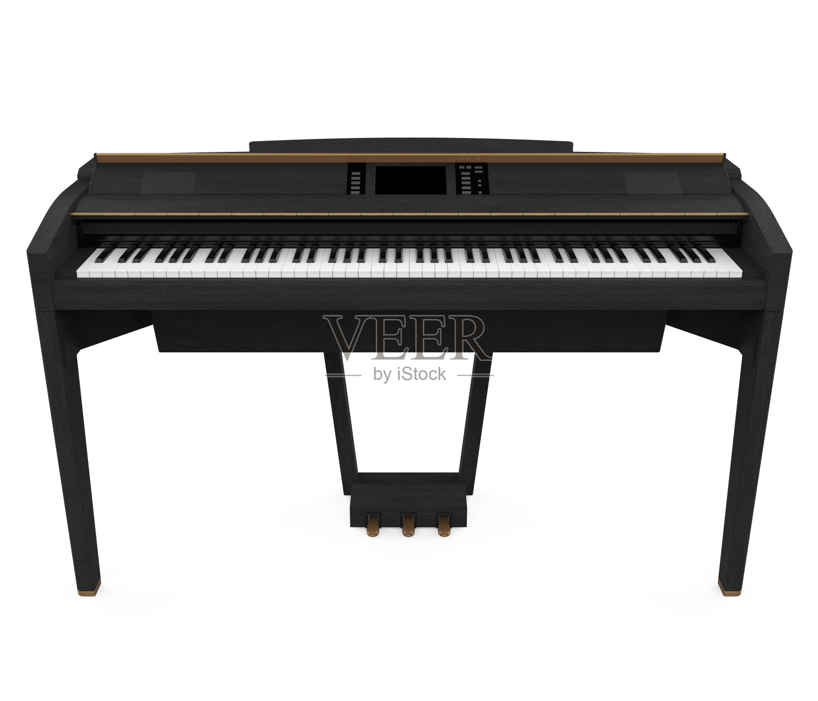 键盘钢琴孤立照片摄影图片