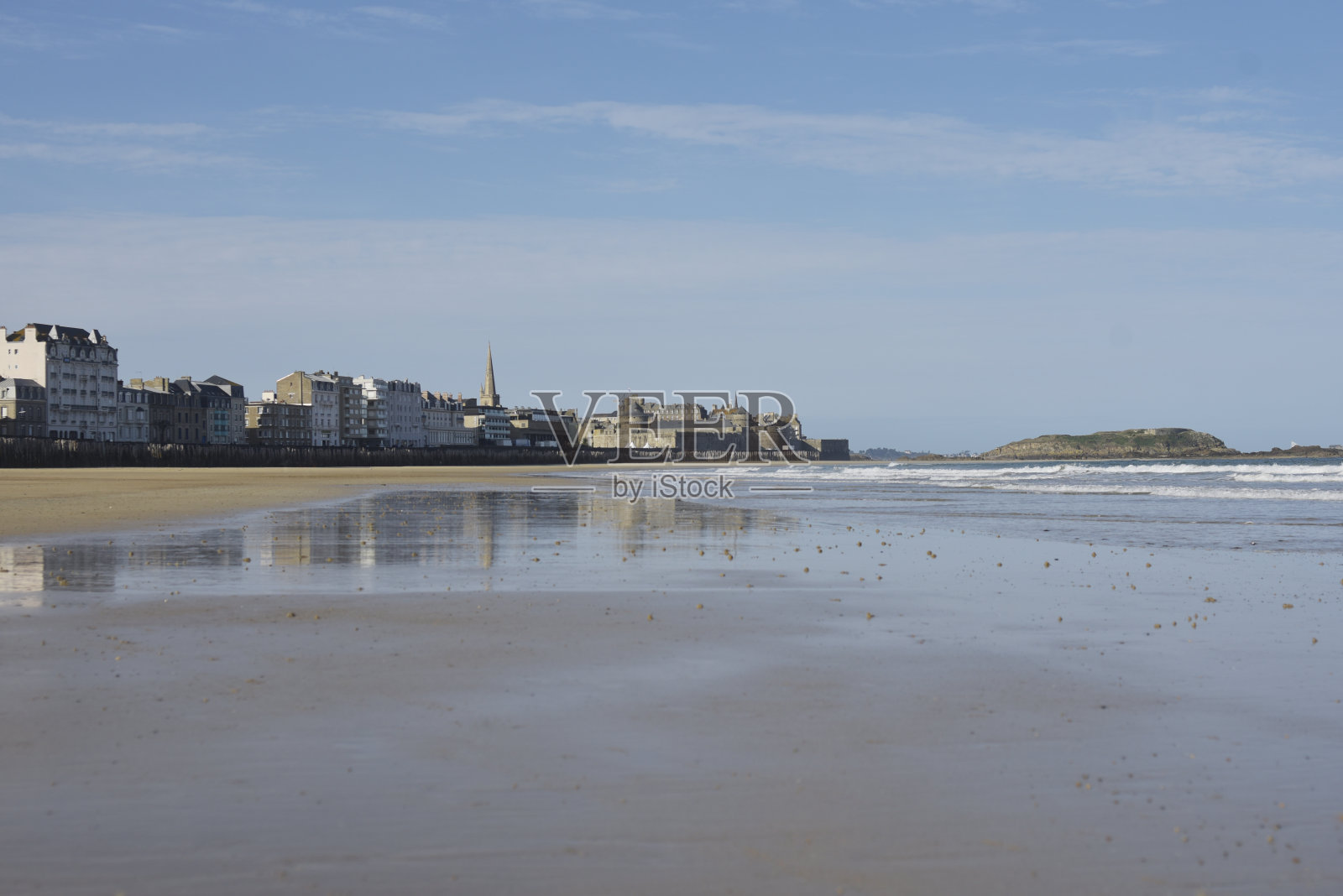 西永广场，圣马洛广场照片摄影图片