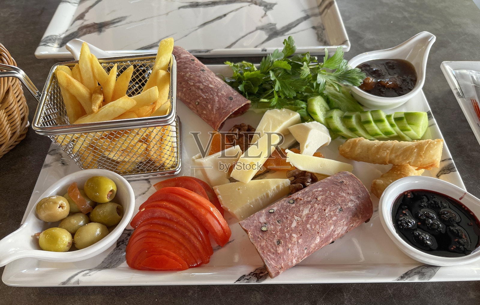 土耳其早餐照片摄影图片