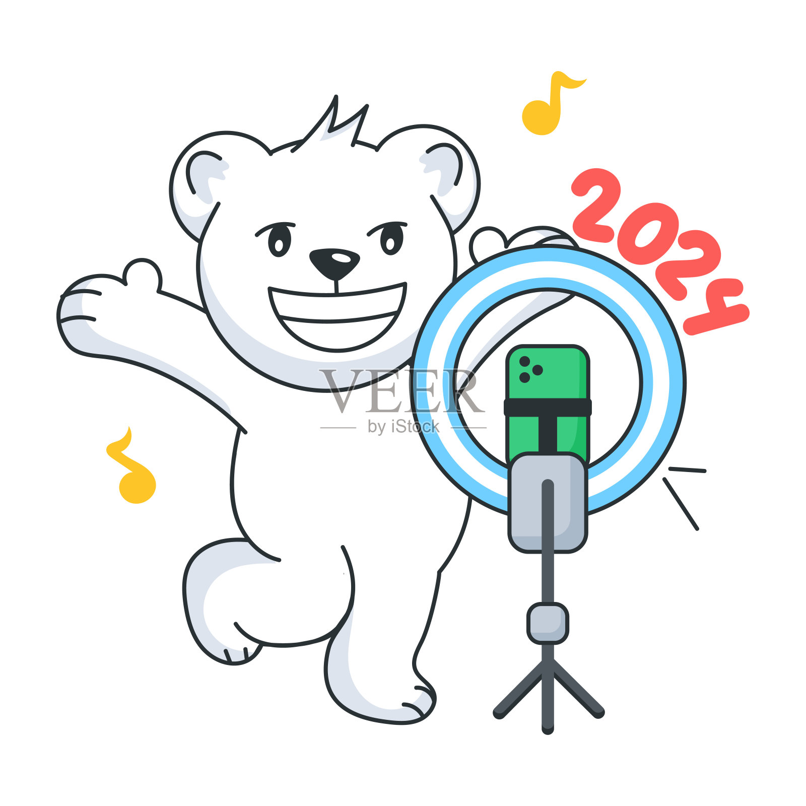 有问题打电话插画图片素材