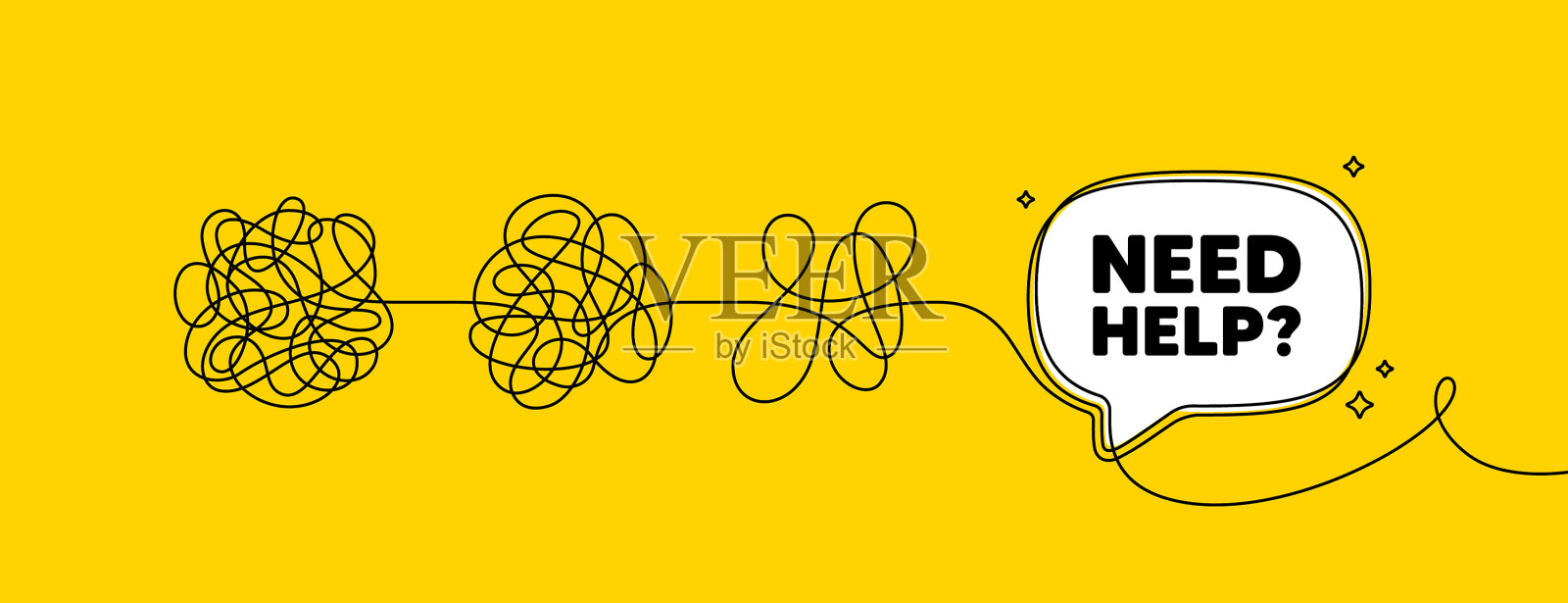 需要帮助符号支持服务符号简化插画图片素材