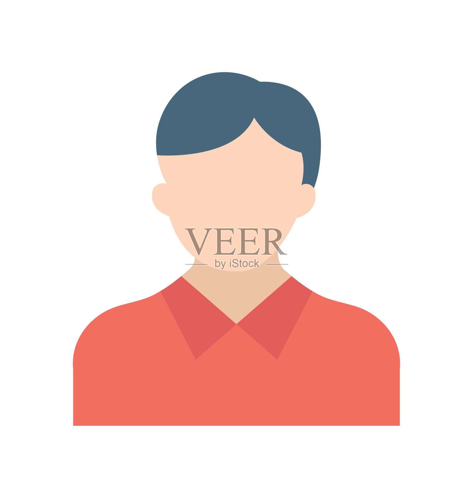 匿名，用户，比特币匿名，头像完全可编辑的矢量图标插画图片素材