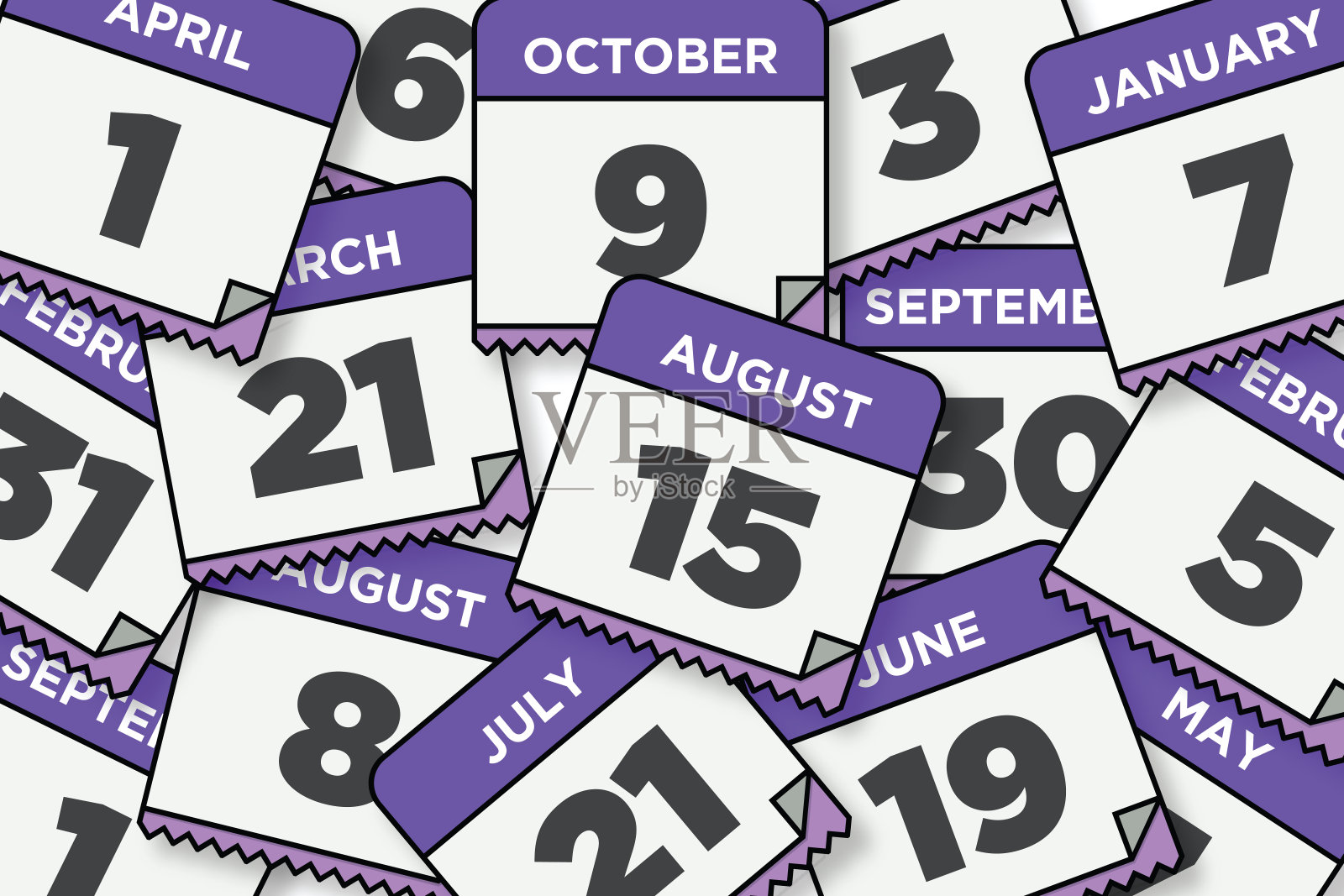 抽象日历背景。插图矢量日历页面股票插图插画图片素材