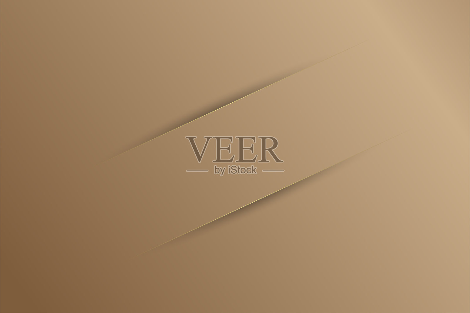 奢华矢量抽象金色奢华背景模板设计，奢华背景与金色丝带元素和闪闪发光的灯光效果装饰插画图片素材