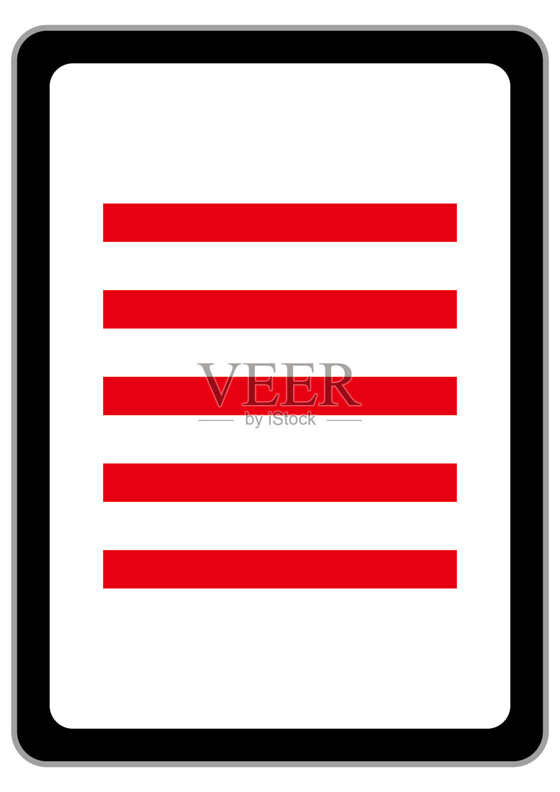 智能手机和平板电脑的图解插画图片素材