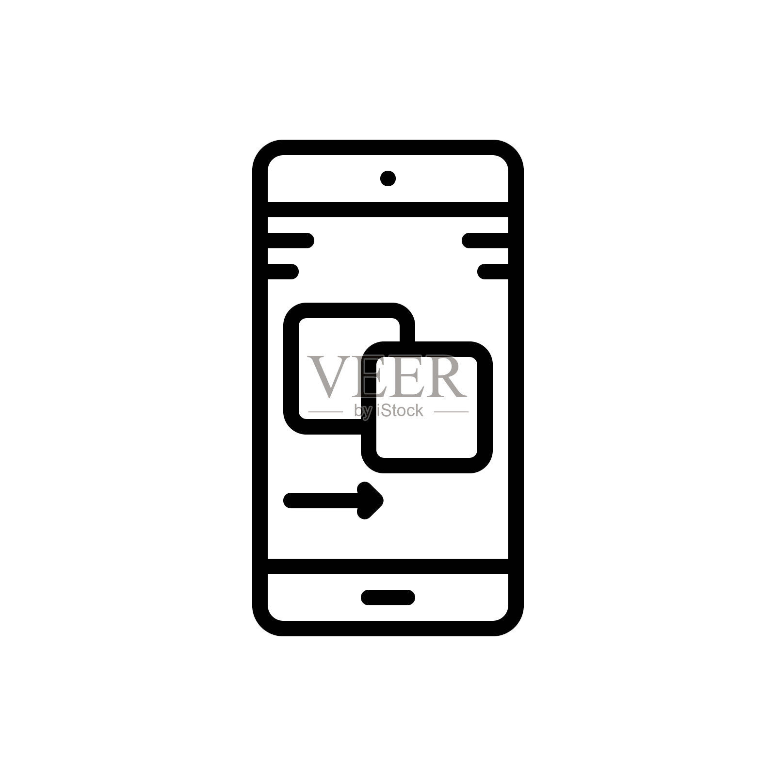 克隆复制插画图片素材