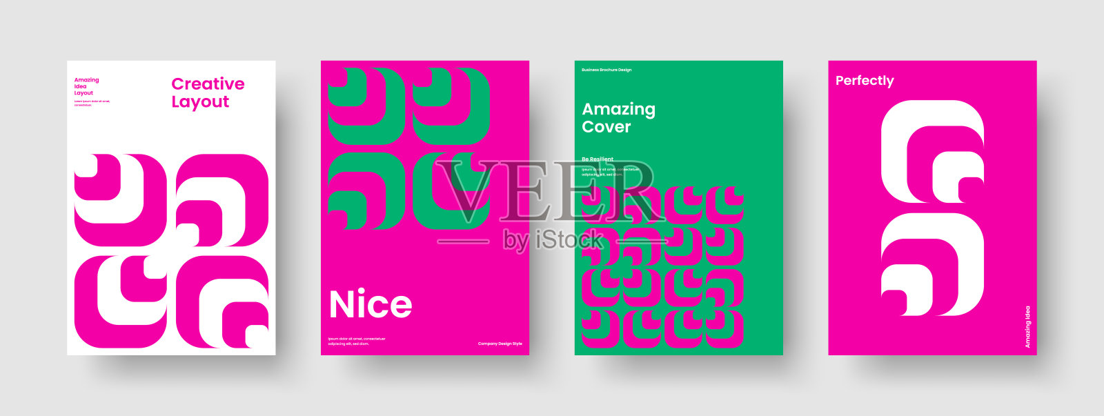 创意商业演示模板。现代背景布局。抽象海报设计。横幅。传单。手册。书的封面。报告。笔记本。杂志。广告。时事通讯。小册子。传单插画图片素材