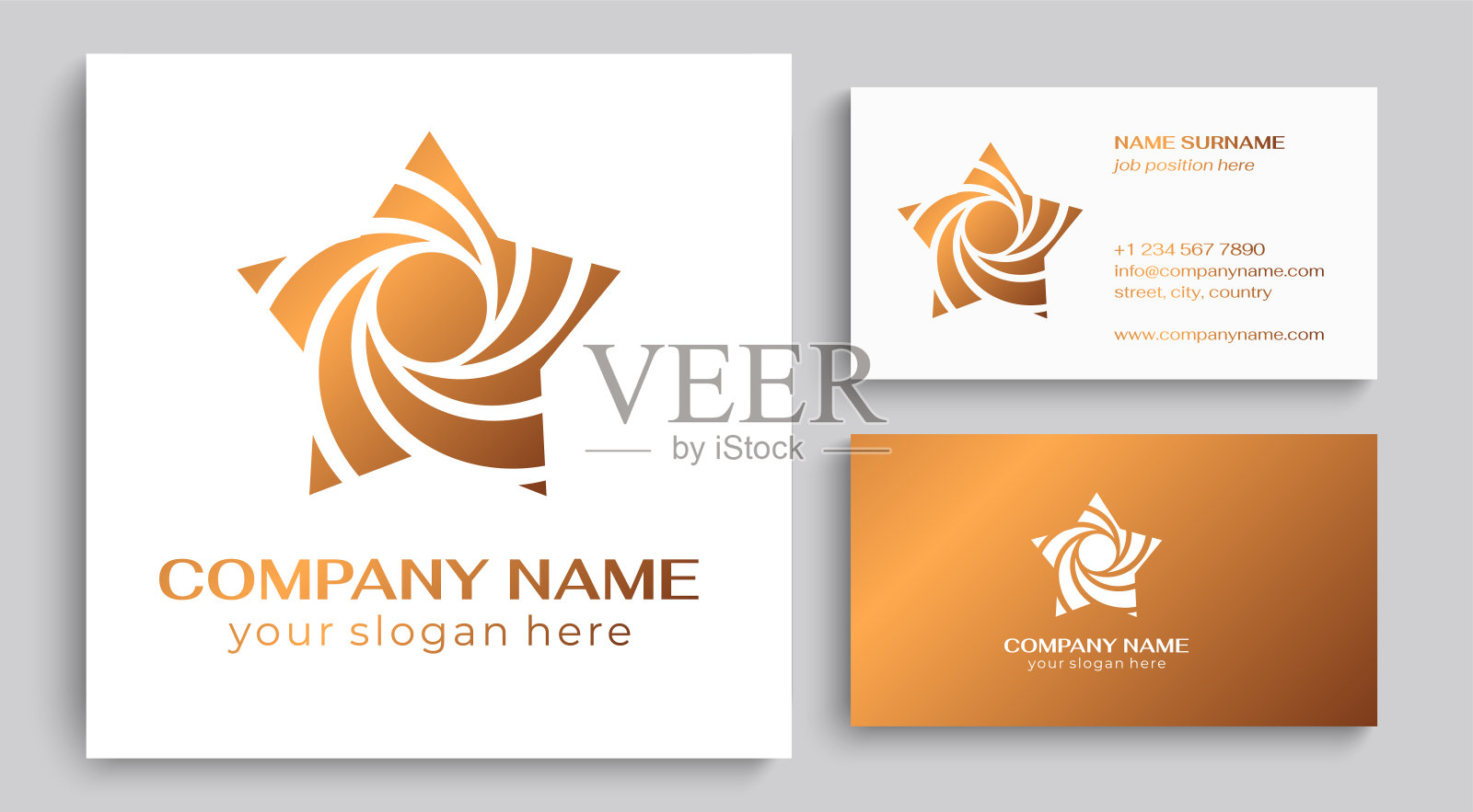 螺旋射线星图标。卷曲优雅的波浪。插画图片素材