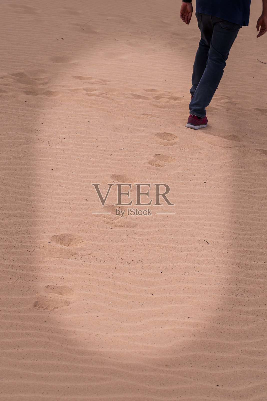 西班牙富埃特文图拉，科拉雷霍自然保护区，沙滩上的海滨风景照片摄影图片