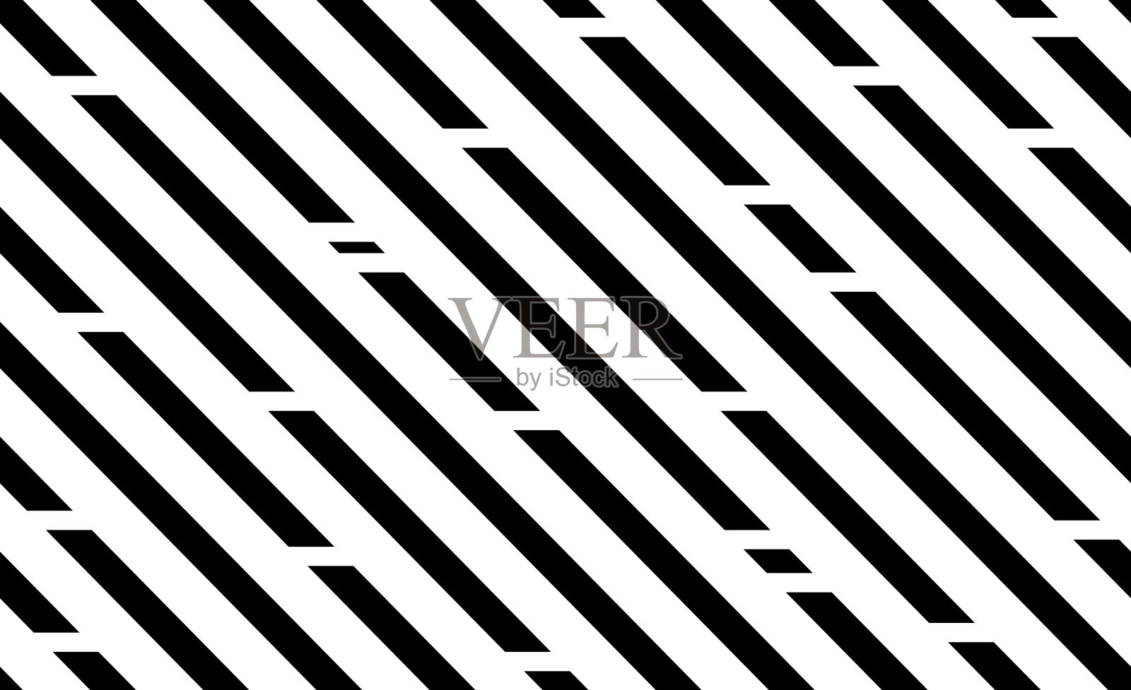 无缝的黑白最小几何图案矢量背景。完美的壁纸，图案填充，网页背景，表面纹理，纺织品插画图片素材