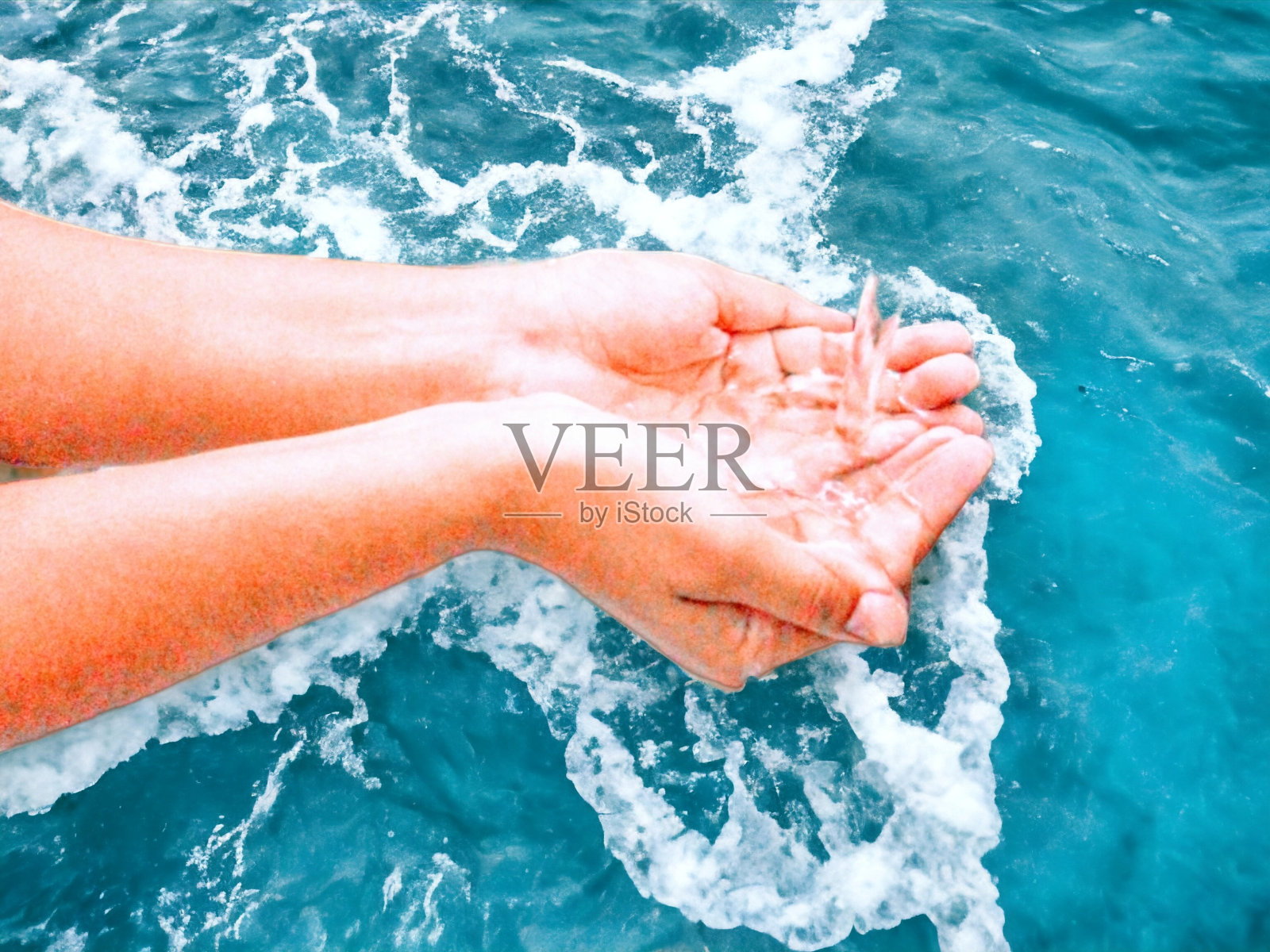 水的手照片摄影图片