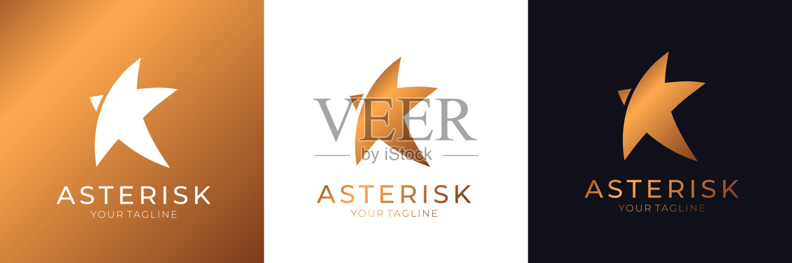 星形图标矢量。通用抽象图标与星形符号的任何业务。星座-领导者，成功和权力。插画图片素材