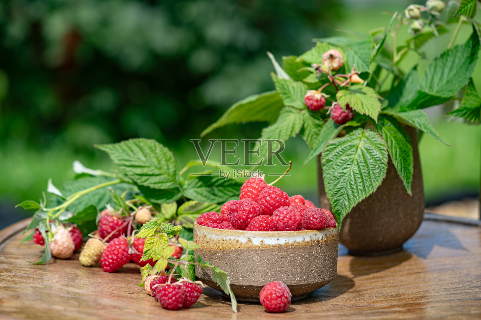 一碗成熟的覆盆子照片摄影图片