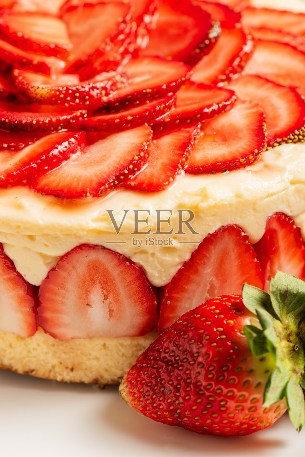 Fraisier蛋糕照片摄影图片