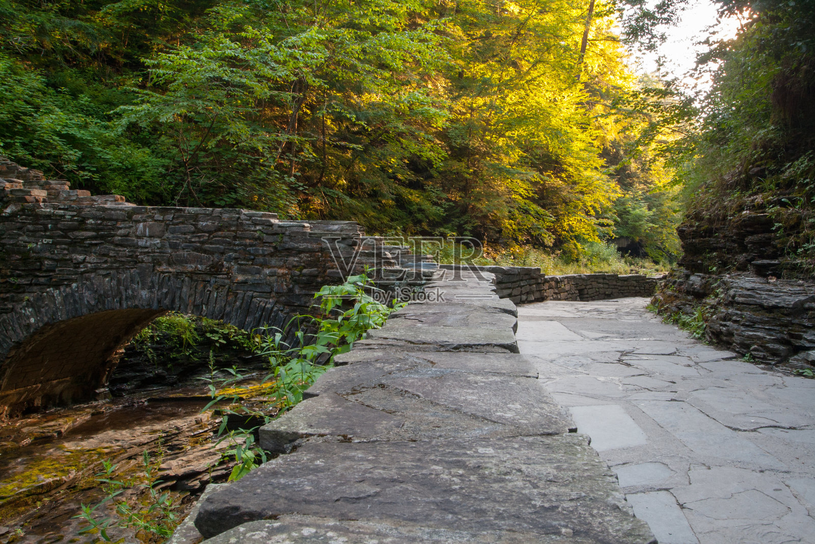 沃特金斯格伦州立公园，纽约照片摄影图片