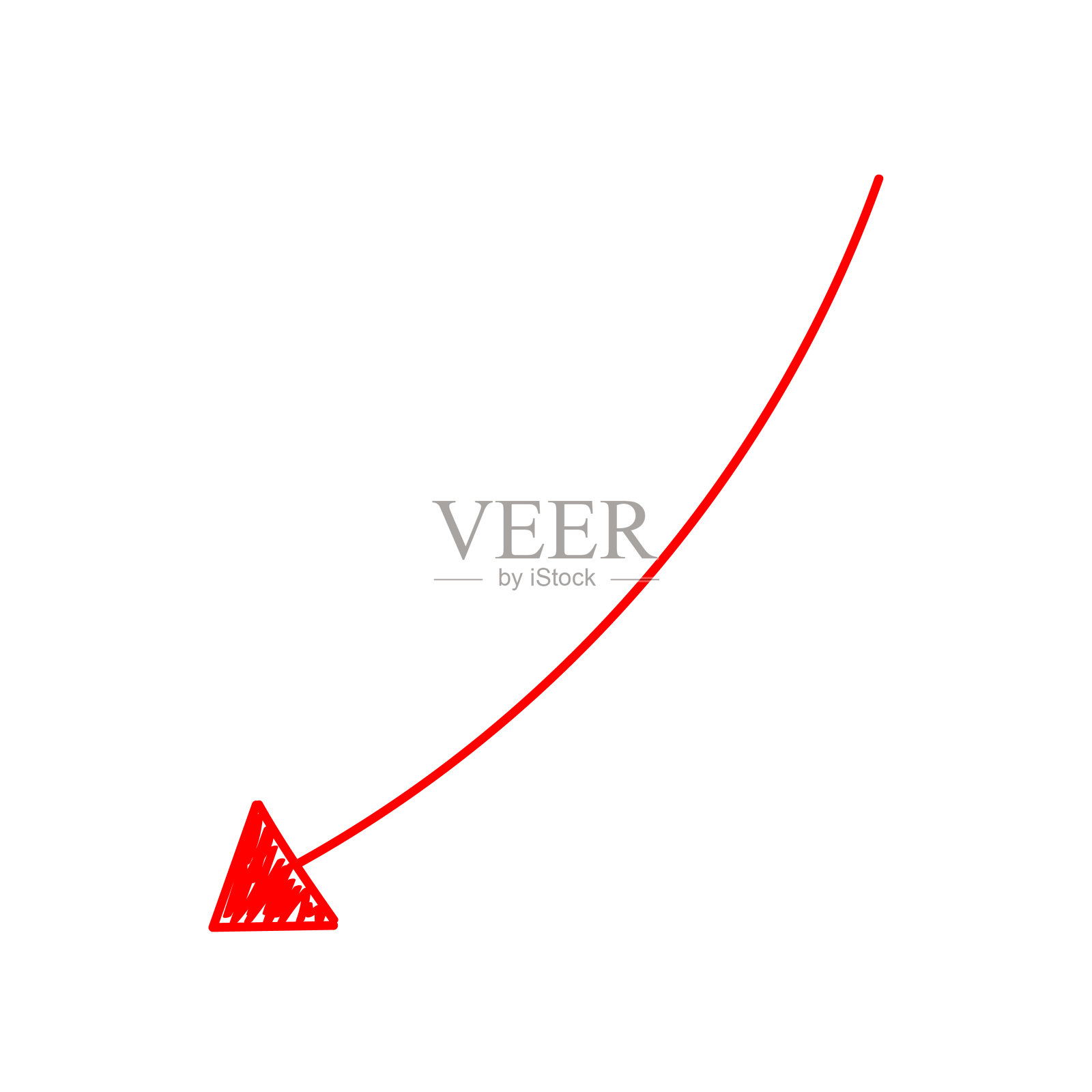 用手画的箭。不同箭头的示意图。照片摄影图片