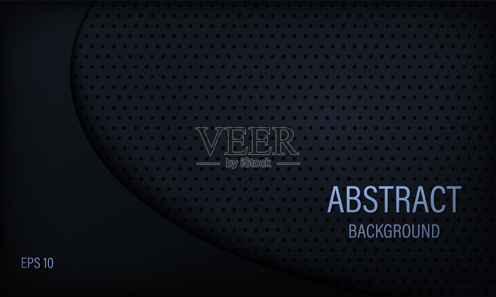 时尚的抽象背景在黑色和蓝色。插画图片素材