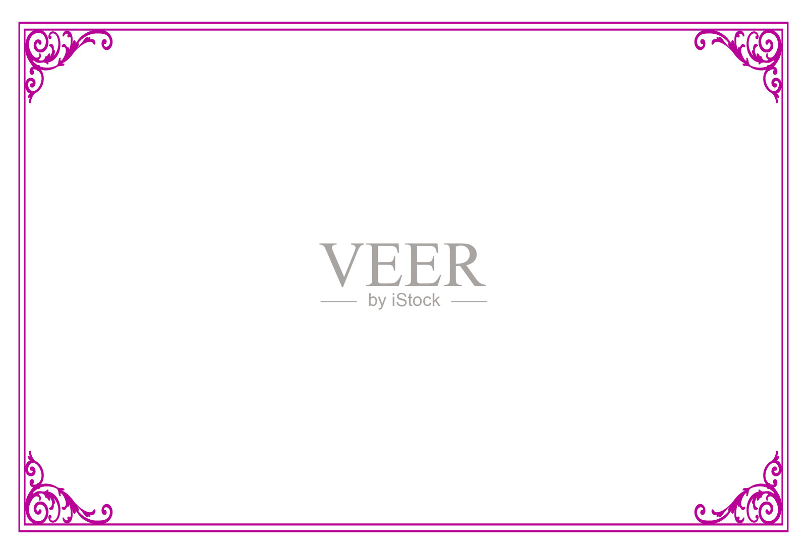 圣诞主题框架设计集。华丽优雅的设计材料插画图片素材