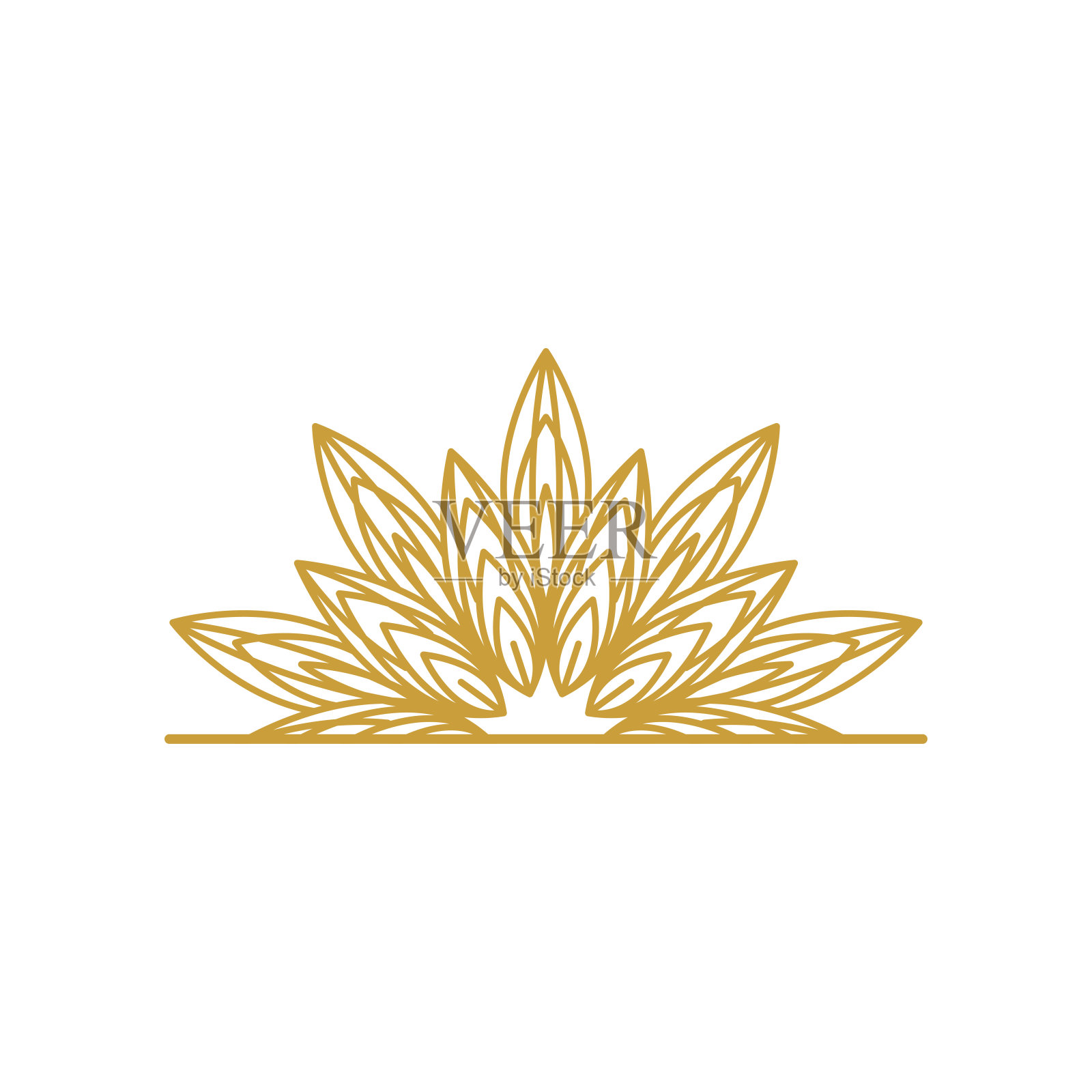 曼陀罗花卉库存元素收集集插画图片素材