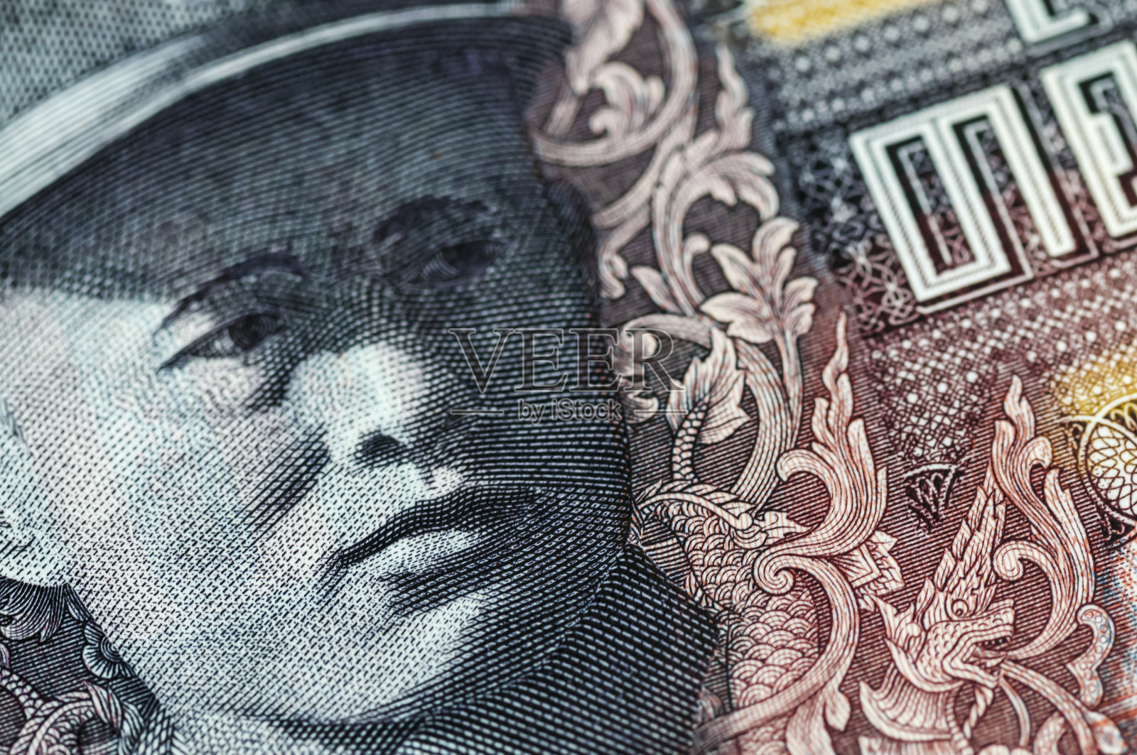 缅甸10缅元纸币照片摄影图片