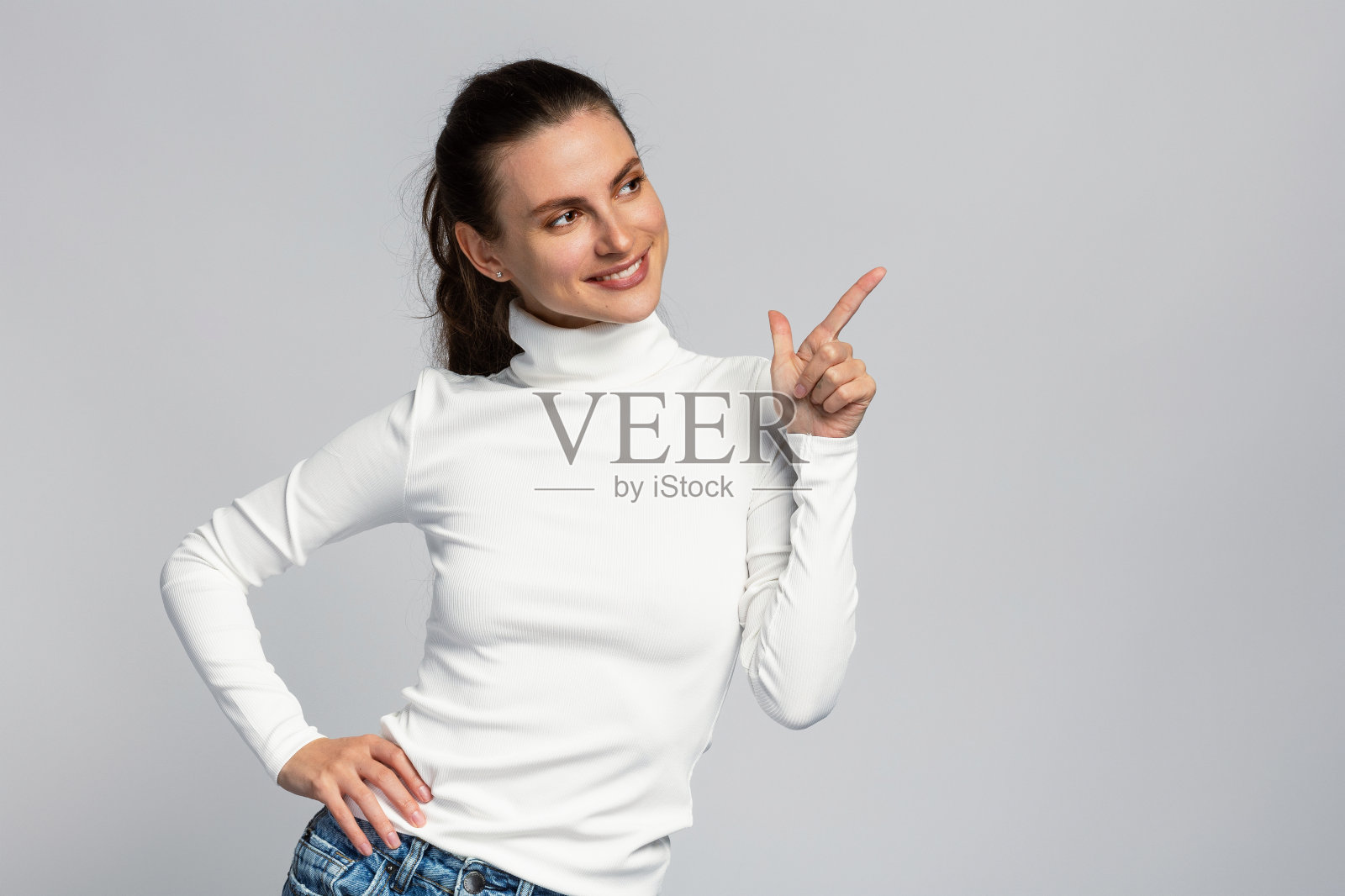 嘿，看这个!照片摄影图片