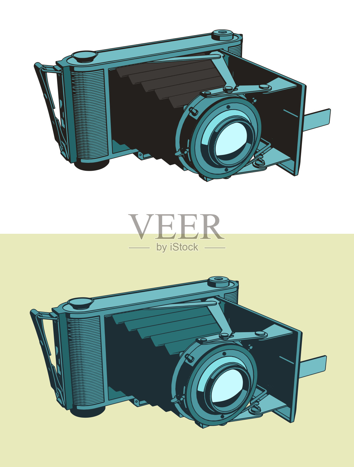 复古相机插图插画图片素材