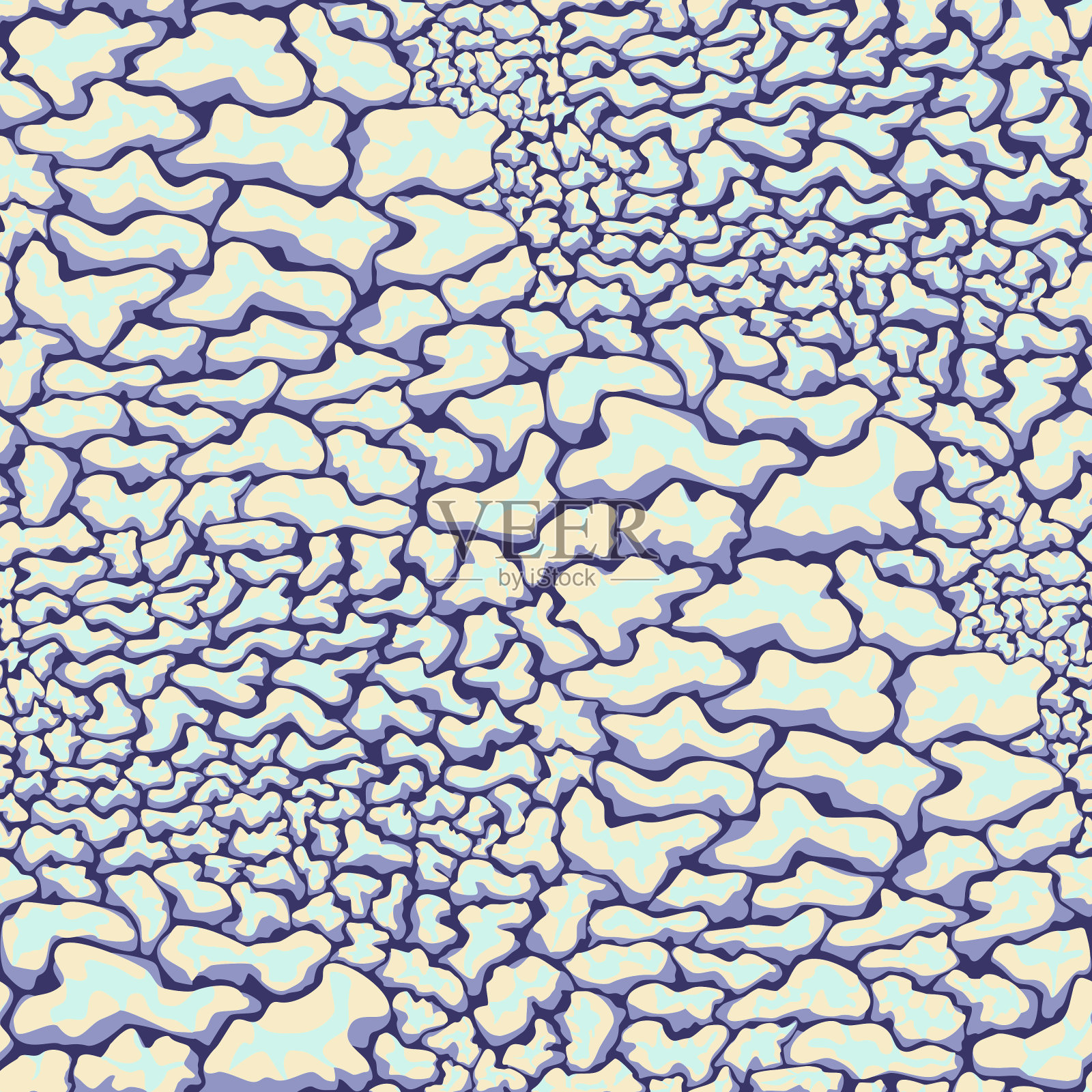 抽象形状石墙粉彩纹理插画图片素材