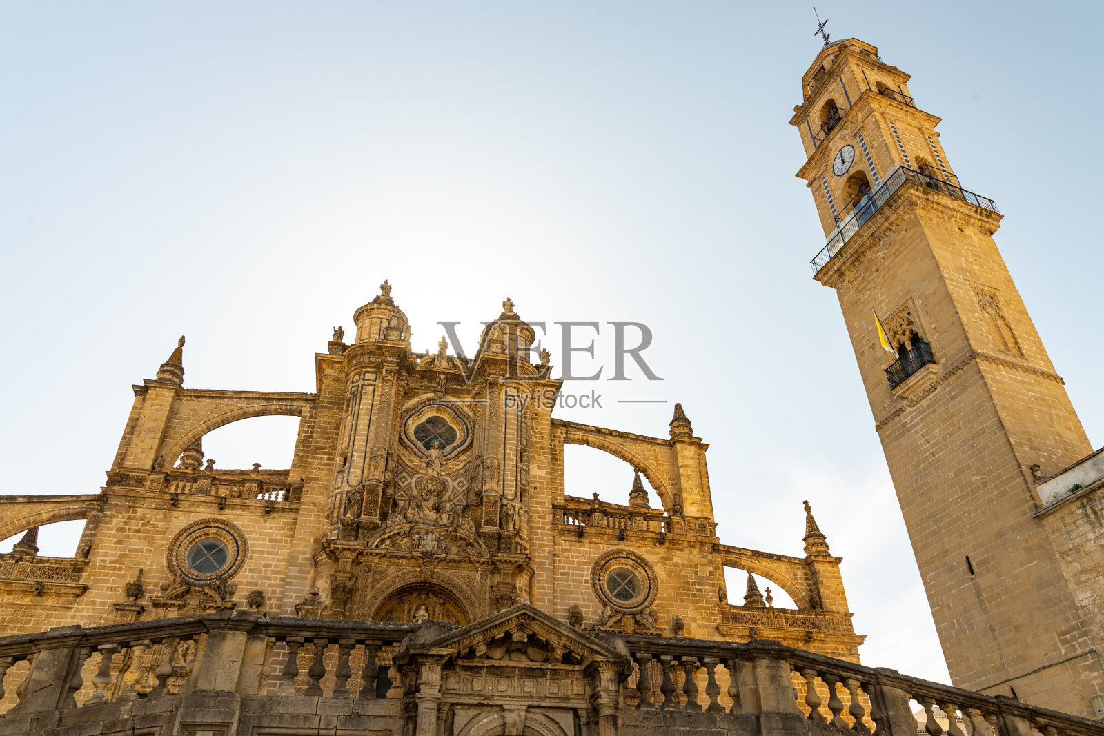 赫雷斯德拉弗朗特拉大教堂照片摄影图片