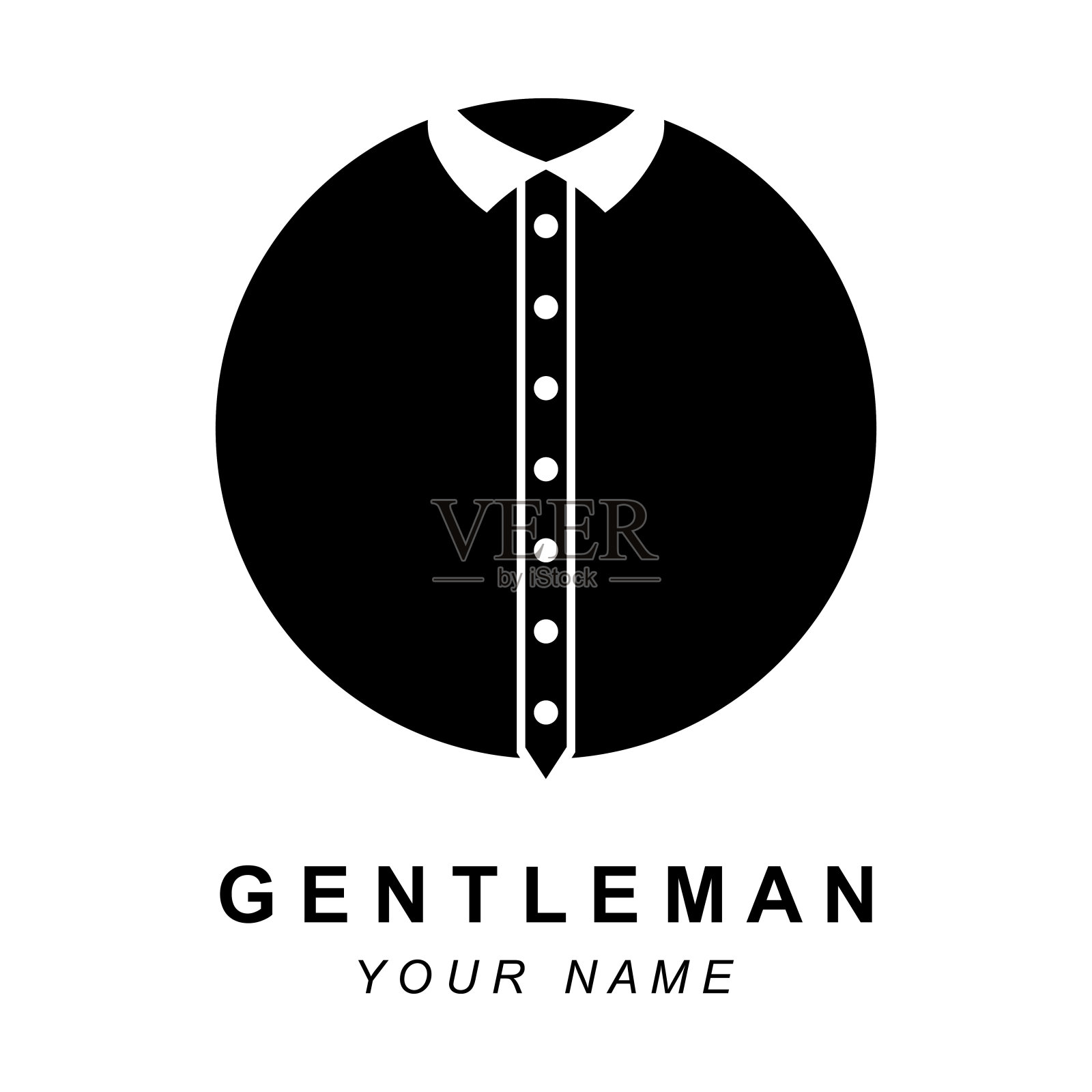 燕尾服标志矢量图标插图设计插画图片素材