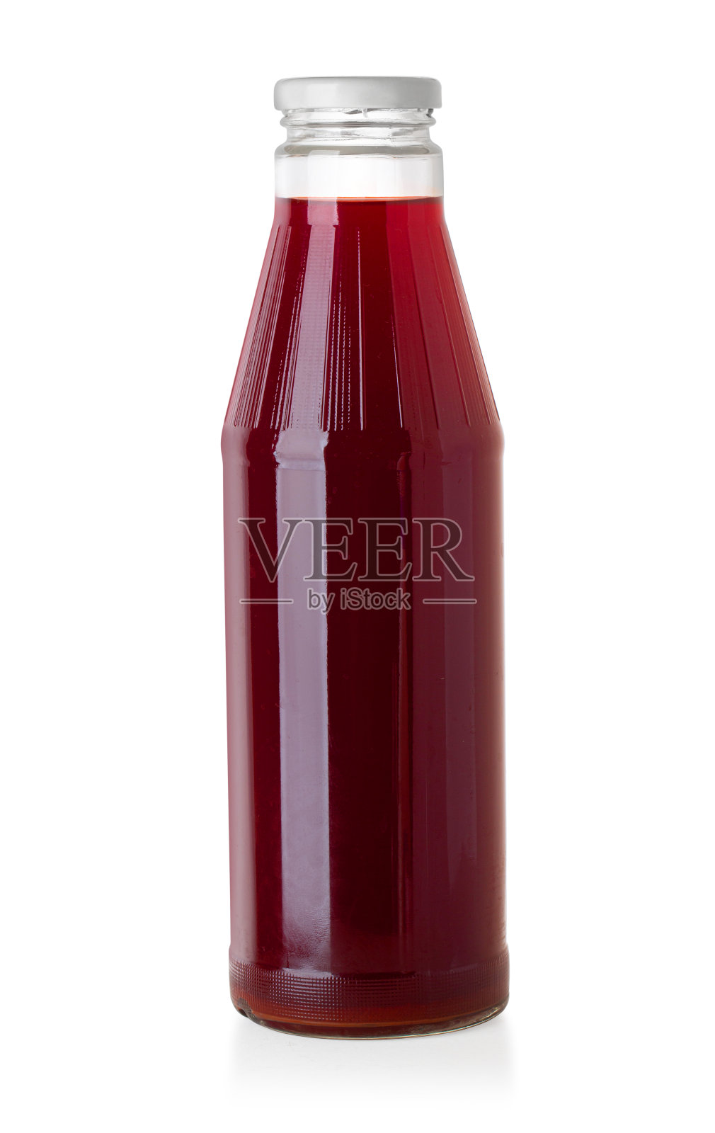 红色果汁玻璃瓶照片摄影图片