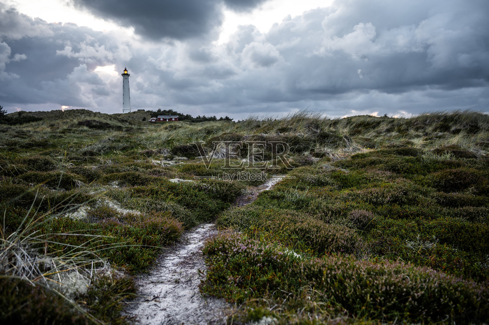 海德·桑德灯塔照片摄影图片