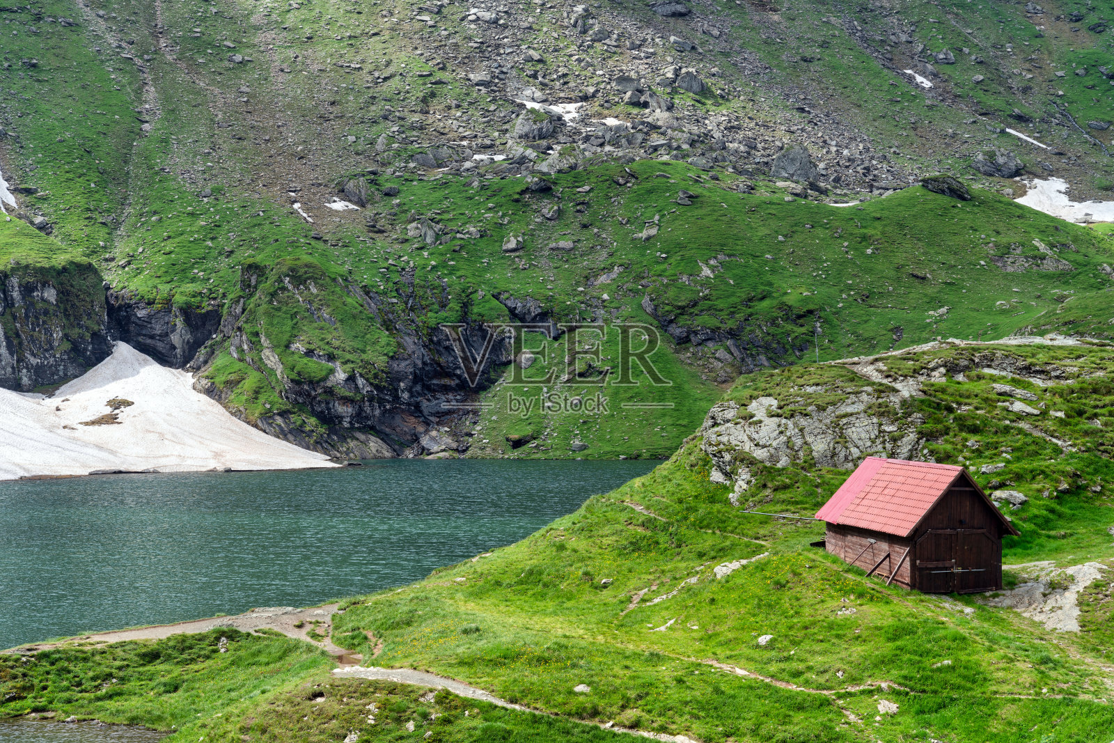罗马尼亚的山地自然风光照片摄影图片
