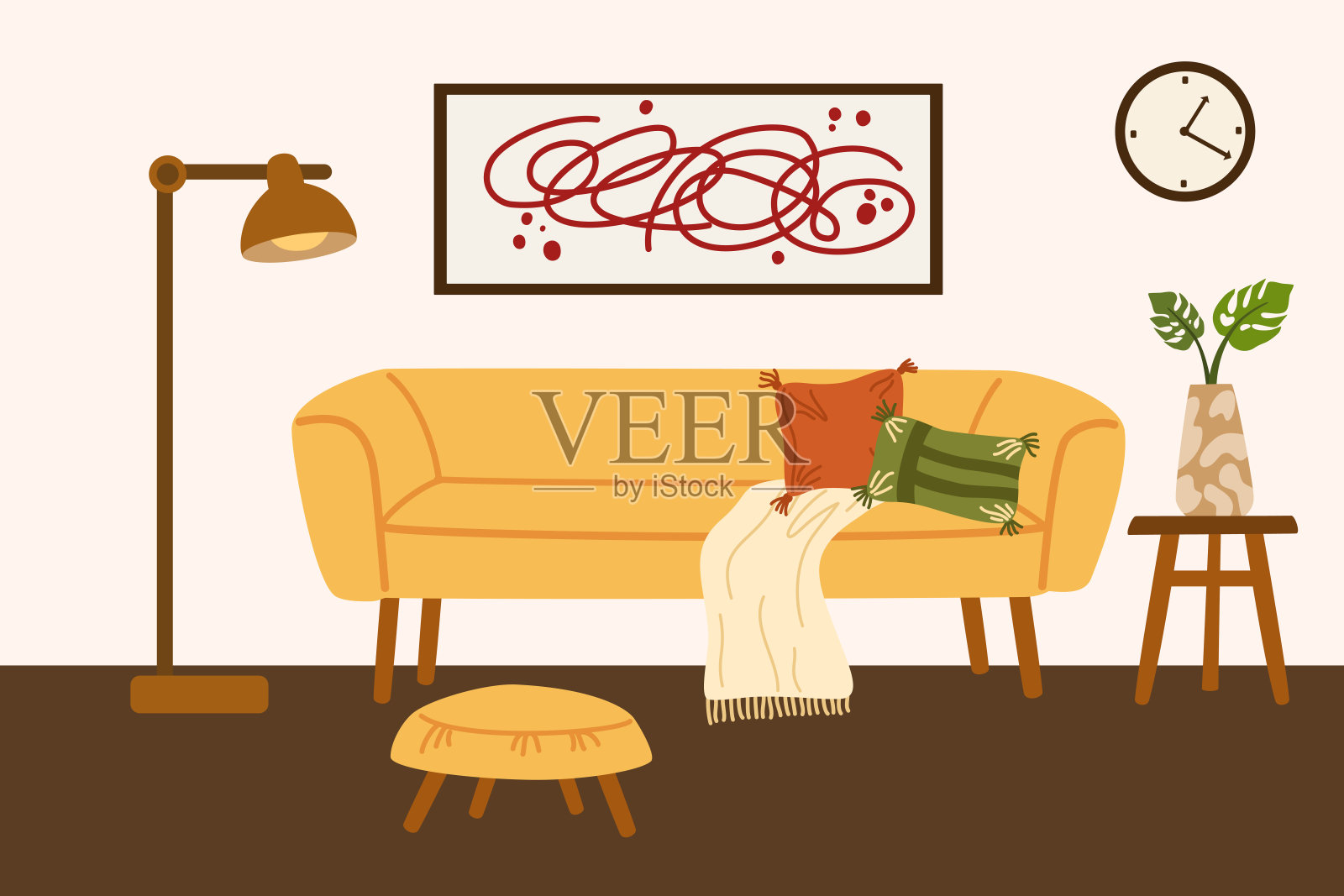 1057年_living_room插画图片素材