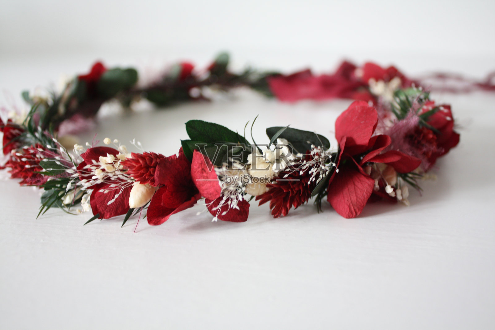 红色花冠照片摄影图片