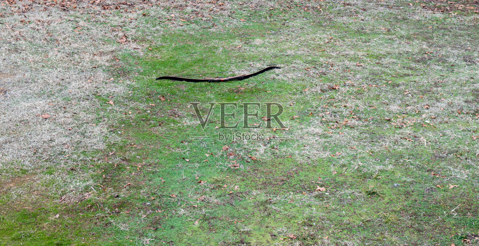 现代地面上的弯弓照片摄影图片